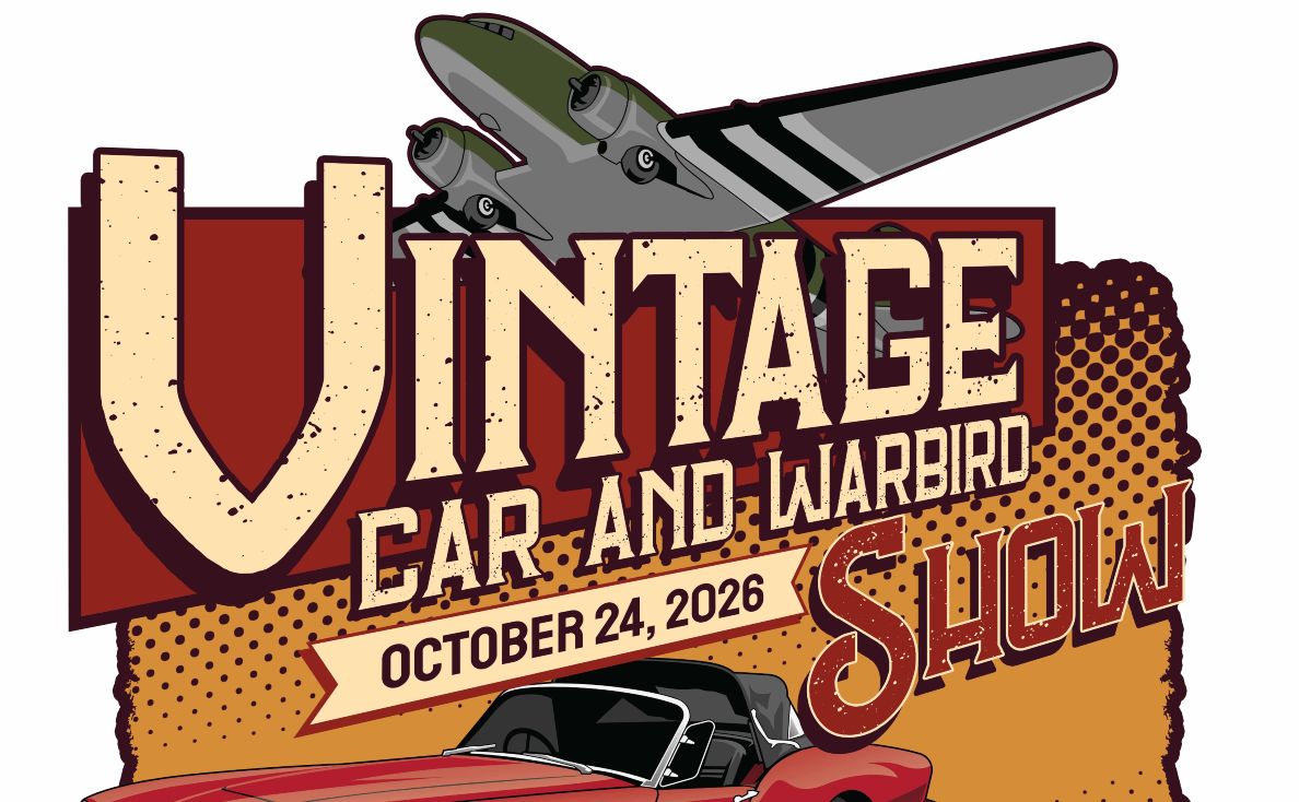 Vintage Car and Warbird Show partial flyer October 2026